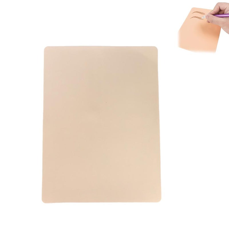 Blank tattoo practice skin, pink silicone skin, permanent makeup practice skin, small size, cross-border e-commerce.